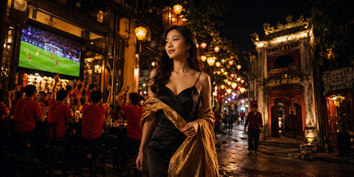 Không khí giải trí casino và chợ đêm sôi động tại Hà Nội
